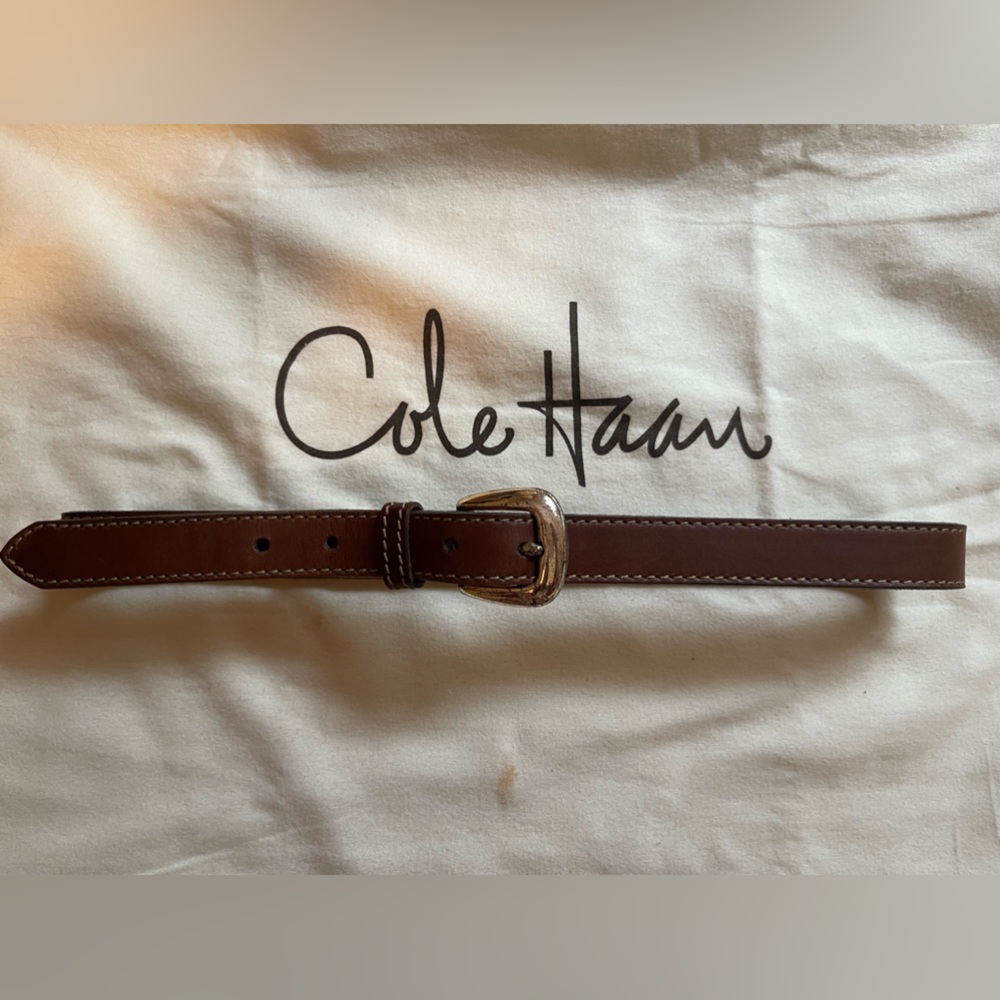 Cole Haan belt- bridle leather size 30- men’s or women’s